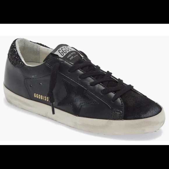 Golden Goose black superstar leather/suede tongue - Picture 1 of 9